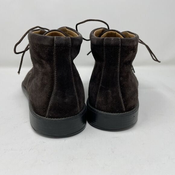 Salvatore Ferragamo Brown Suede Chukka Ankle Boots Size 7 D main image 5